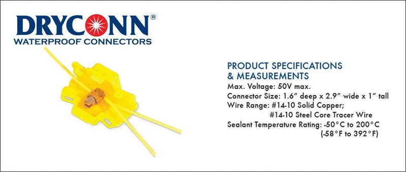 King Innovation 69205 - Split Bolt Housing Yellow, 10pc. Bag