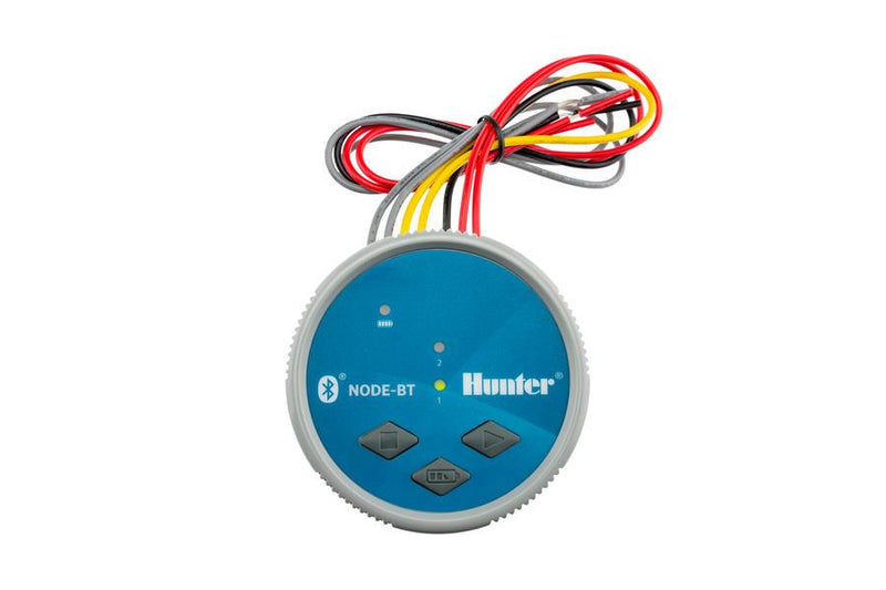 Hunter Industries - NODE-BT-400 Controlador de batería Bluetooth de 4 estaciones, sin solenoide