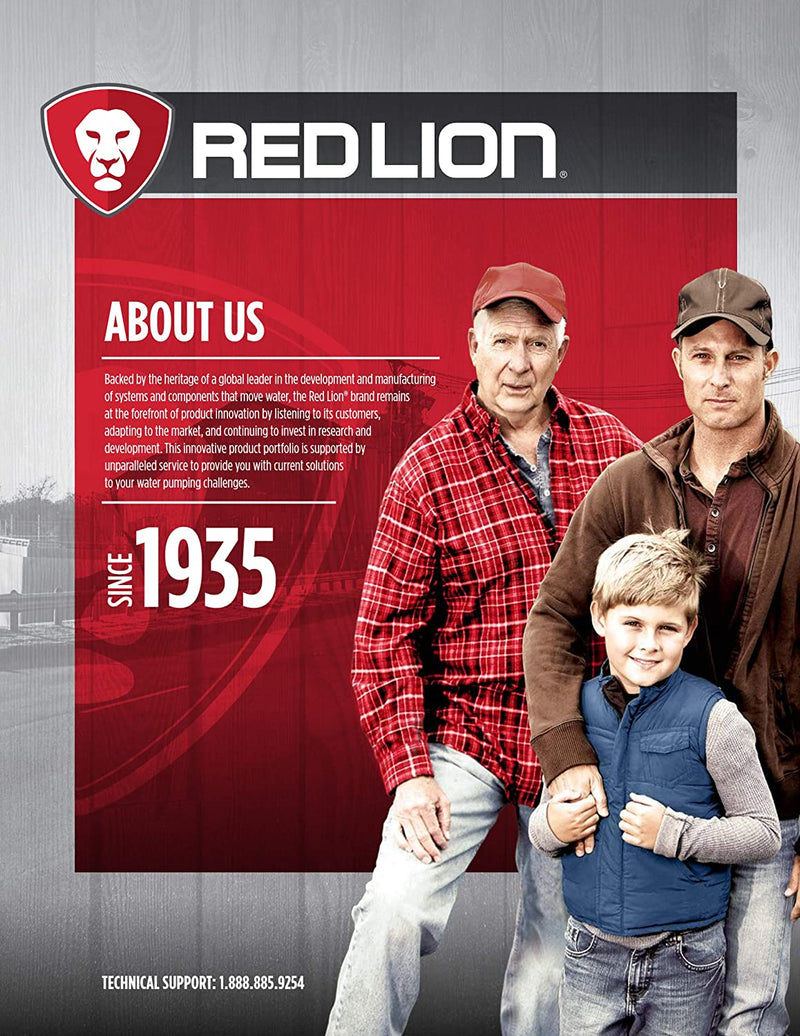 Red Lion RJS-50-PREM 602206 Premium Cast Iron Shallow Well Jet Pump
