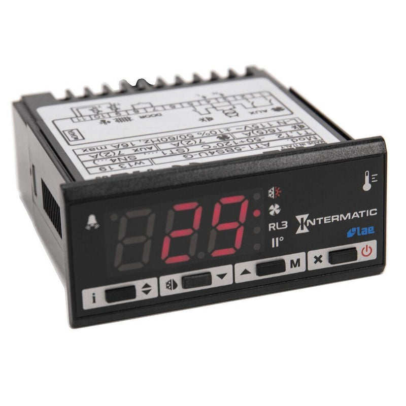 Intermatic AT2-5BS4E-GI Refrigeration Controller, 2 NTC/PTC Sensors, 230 VAC