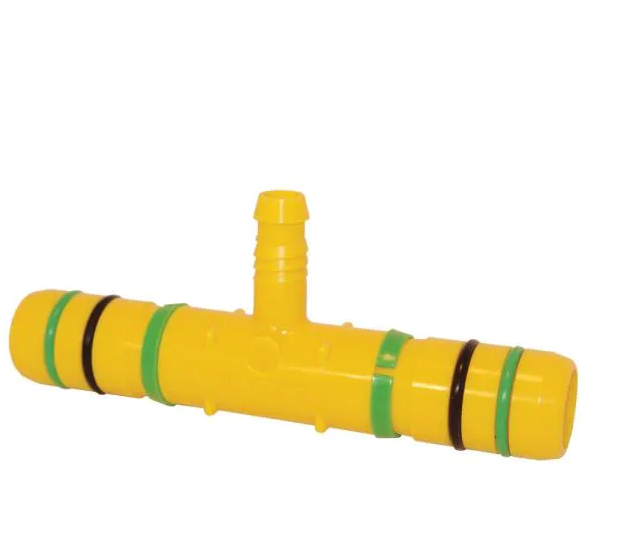 King Innovation BLZ1401-129 - 1" x 1" x Swing Pipe Barb Tee  Bag of 25