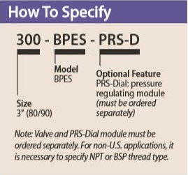 Rain Bird - 300BPES 3" Commercial Brass Valve