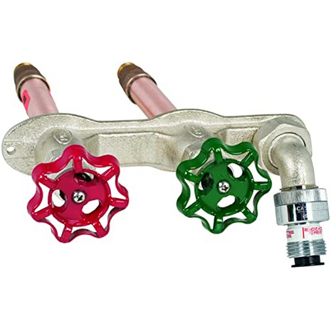 Prier C-108Y Hidrante de mezcla antisifón de 16" - Ajuste a presión de 1/2" - Diamante - C-108Y16