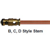 Prier Stem Assembly - C Style for 4" C-134 7 1/16" OAL - C-134CS04