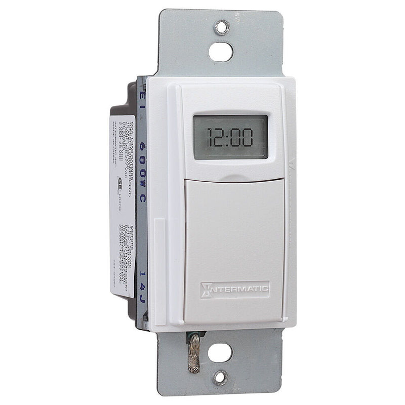 Intermatic EI400WC Electronic Countdown Timer, Programmable, White