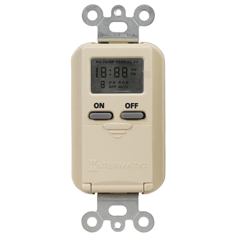 Intermatic EI500C 7-Day Standard Programmable Timer, Ivory