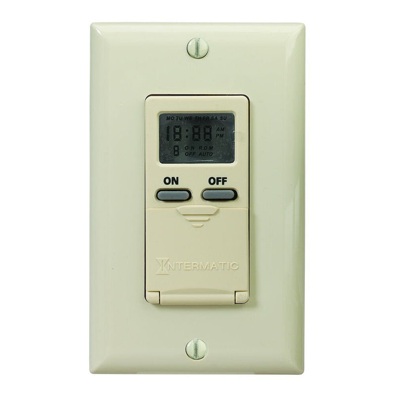 Intermatic EI500C 7-Day Standard Programmable Timer, Ivory
