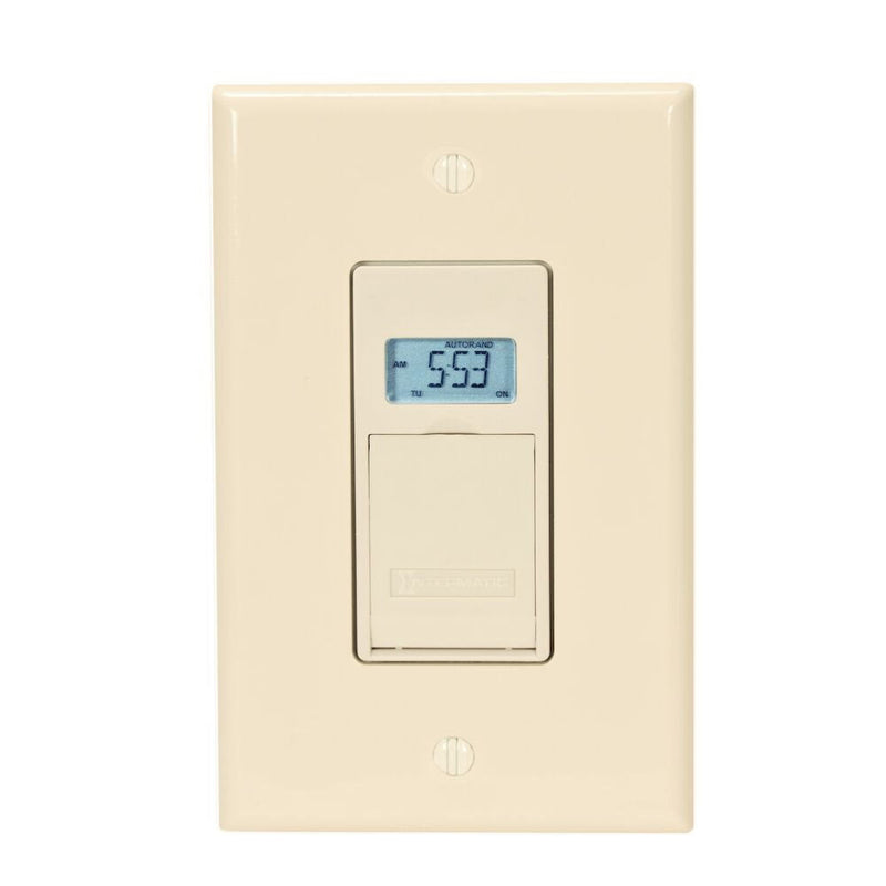 Intermatic - EJ600A - 7-Day Standard Programmable Timer, 12A, Light Almond