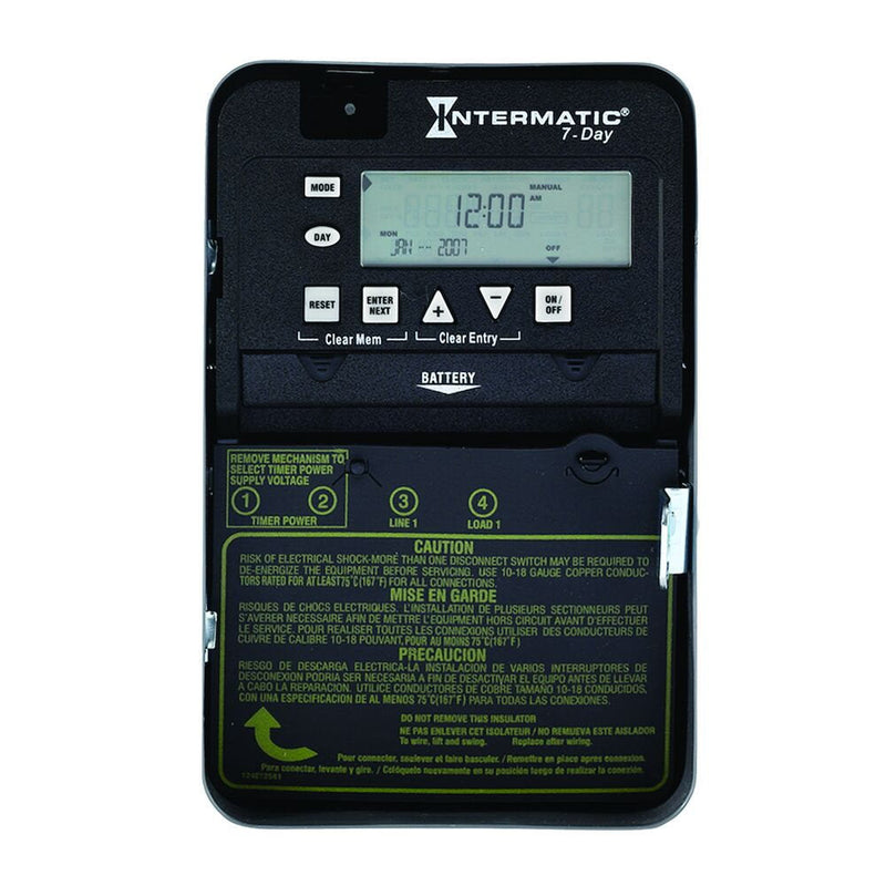 Intermatic - ET1705C - 7-Day 1-Circuit Electronic Control, 120-277 VAC