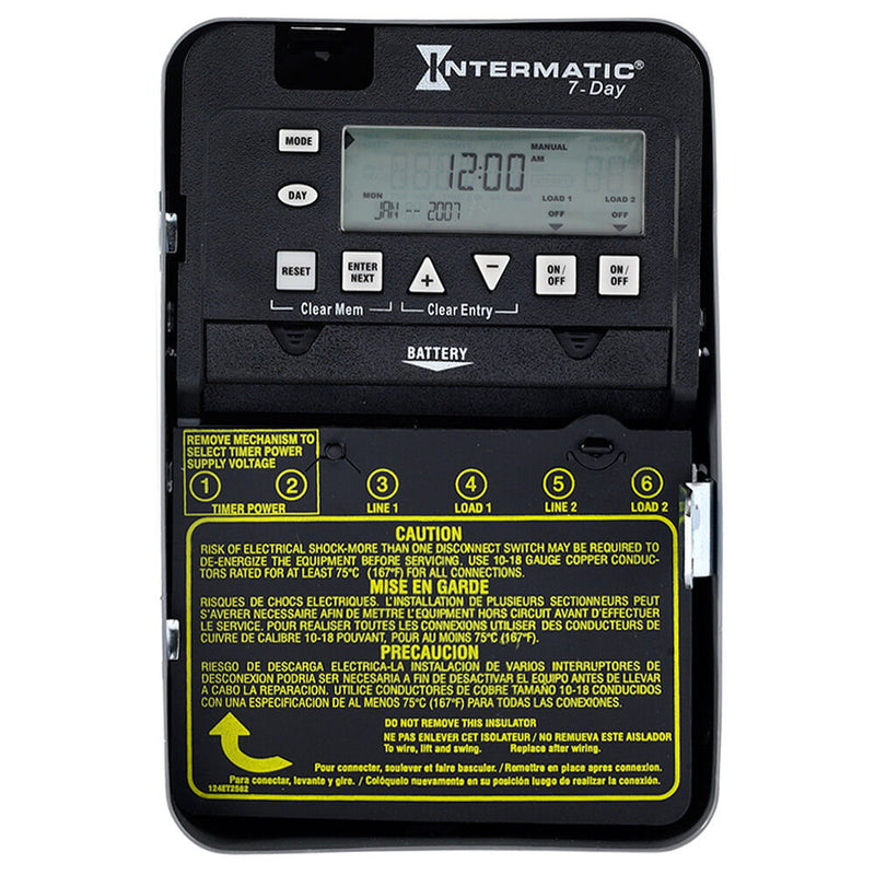 Intermatic - ET1725C - 7-Day 2-Circuit Electronic Control, 120-277 VAC