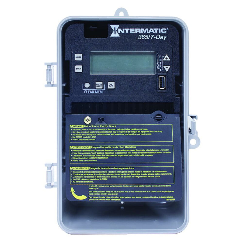 Intermatic ET2705CP 7-Day/365 Day 1-Circuit Electronic Control, 120-277 VAC