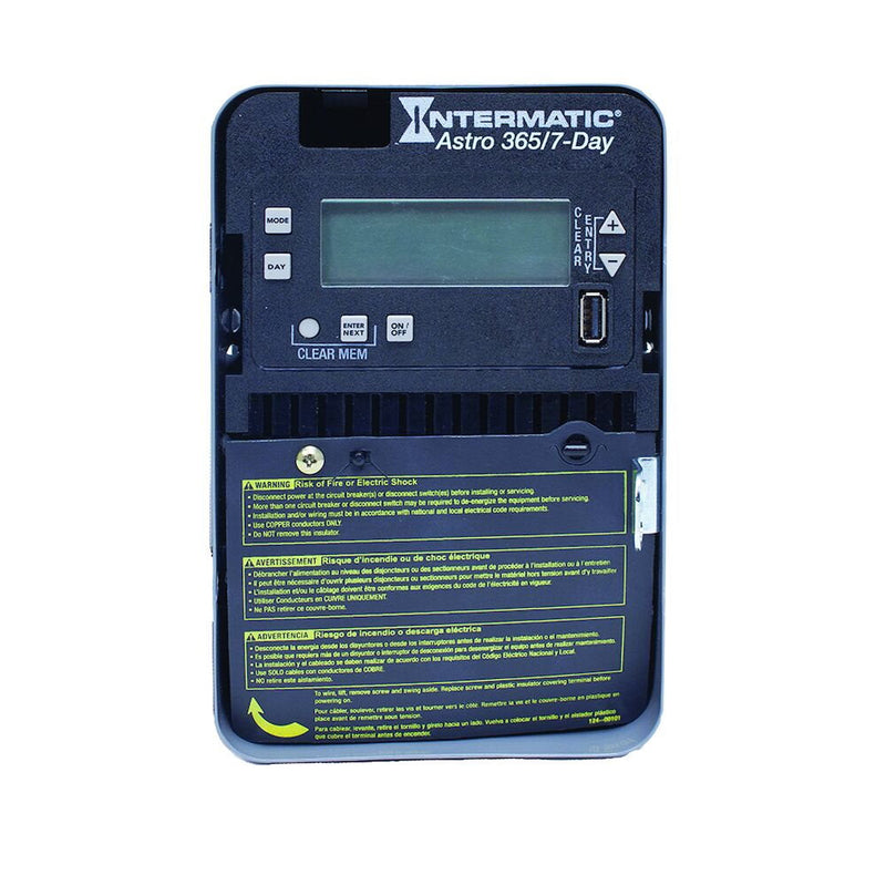 Intermatic ET2805C Astronomic 7-Day/365 Day 1-Circuit Electronic Control, 120-277 VAC