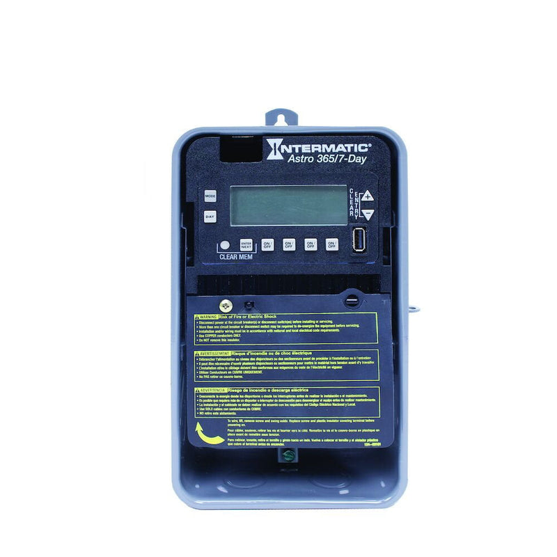 Intermatic - ET2845CR - Astronomic 7-Day/365 Day 4-Circuit Electronic Control, 120-277 VAC