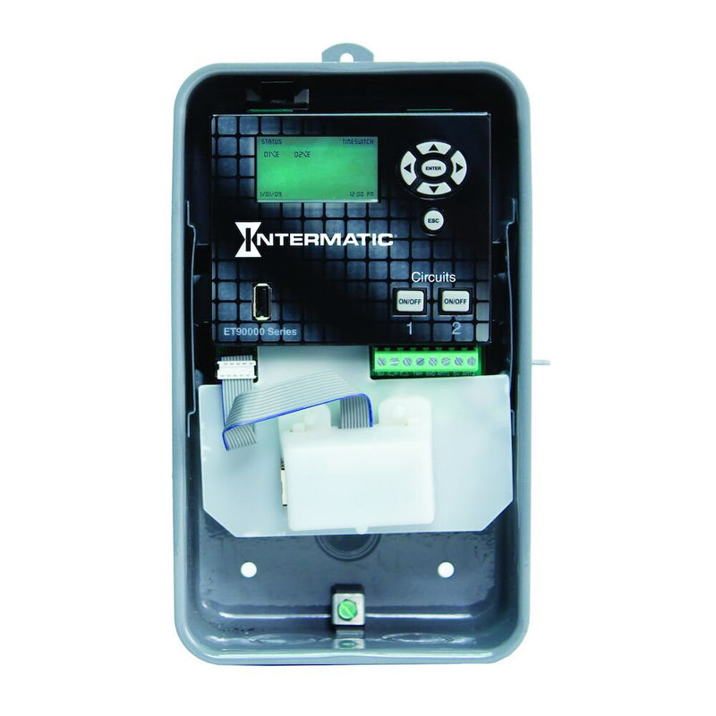 Intermatic ET90215CRE Astronomic 365-Day 2-Circuit Electronic Control, 120-277 VAC
