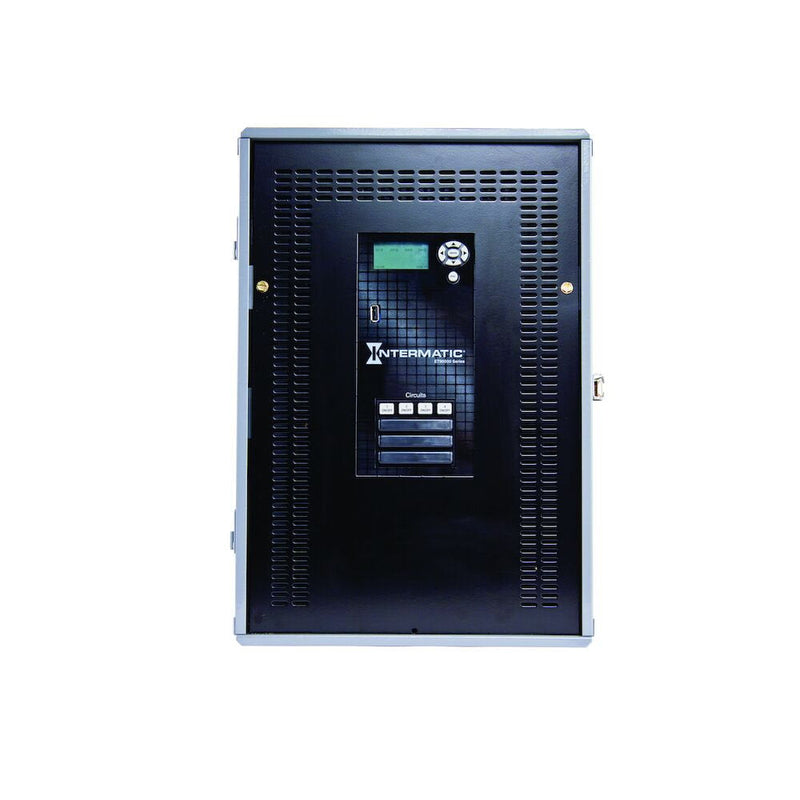 Intermatic ET90415CR Control electrónico astronómico de 4 circuitos de 365 días, 120-277 VCA