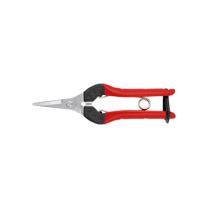 Felco F321 Harvesting shear with steel handles, straight and chromed blade, 177mm