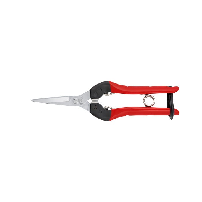 Felco F322 Harvesting shears with steel handles, straight and chromed blade, 190mm