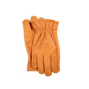 Felco F703S Premium cow grain gloves, tan puncture resistant, natural color, size Small