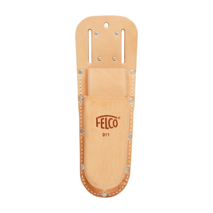 Felco F911 Holster - Leather - With belt loop and clip