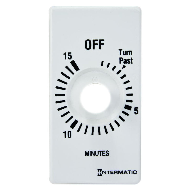 Intermatic FD15MPW Plate for 15-Min without HOLD, White (FD15MWC)