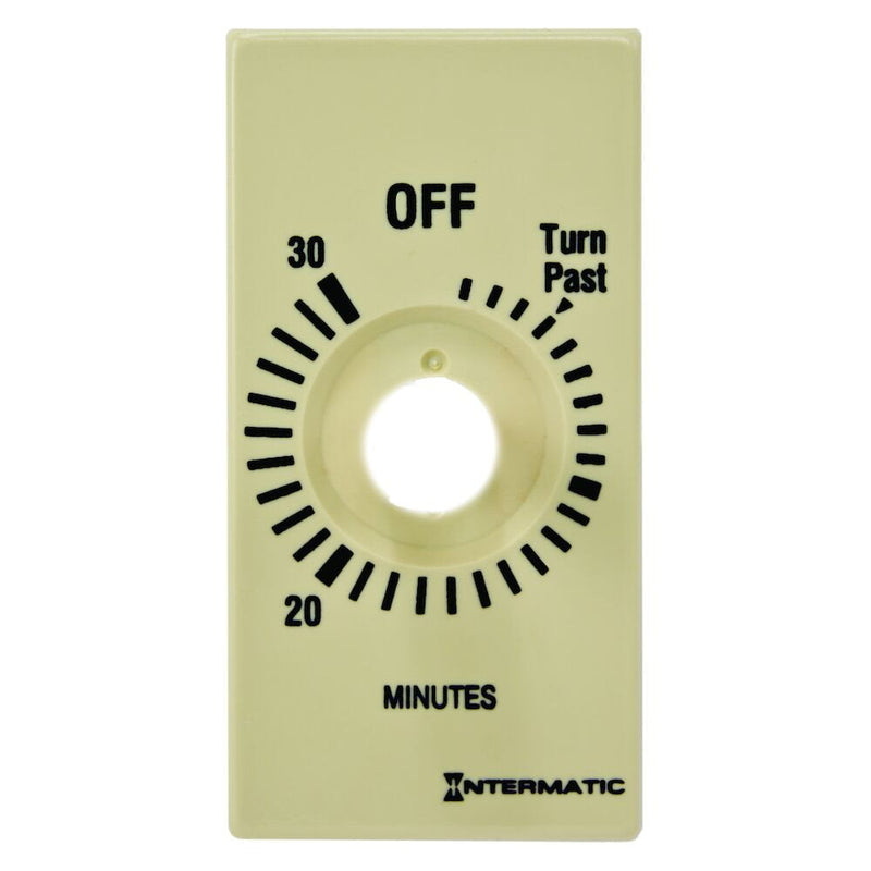 Placa Intermatic FD30MP para 30 minutos sin HOLD, Marfil (FD30MC, FD430M)