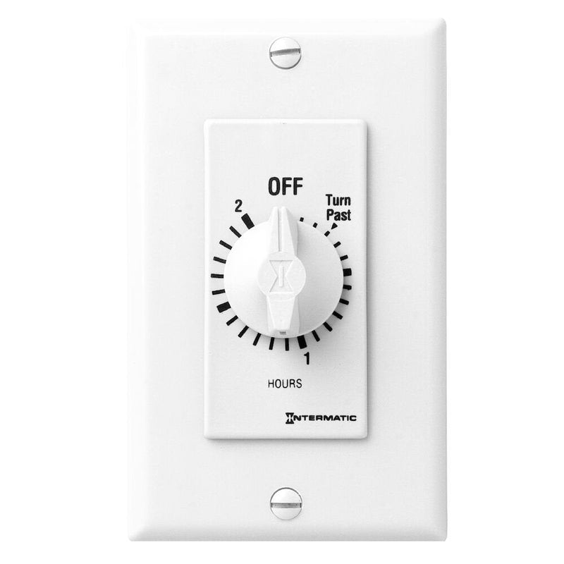 Intermatic FD32HW Temporizador de cuenta regresiva con resorte, estilo decorador, blanco