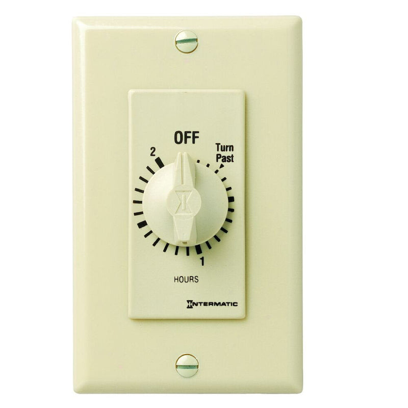 Intermatic - FD32H - Spring Wound Countdown Timer, Decorator Style, Ivory
