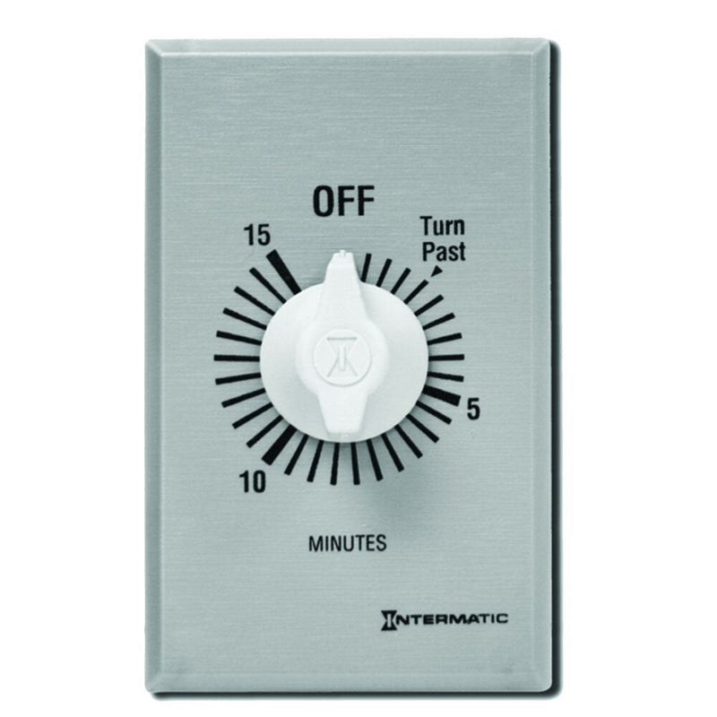 Intermatic - FF15MC - Spring Wound Countdown Timer, Commercial, Silver