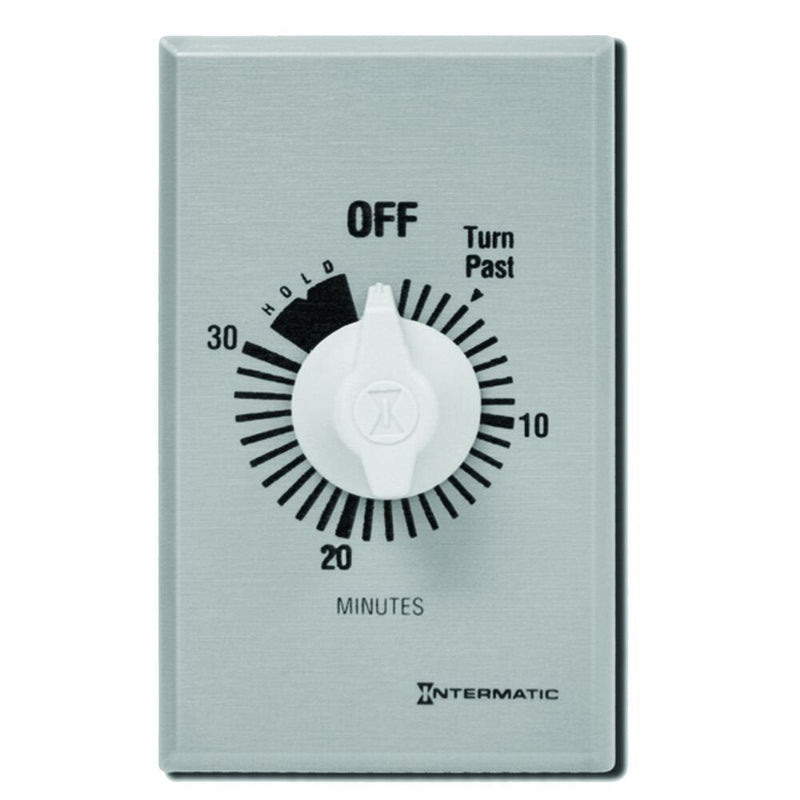 Intermatic FF30MH Spring Wound Countdown Timer, Commercial, Silver