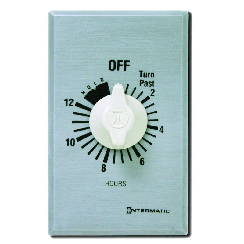 Intermatic - FF312HH - Spring Wound Countdown Timer, Commercial, Silver