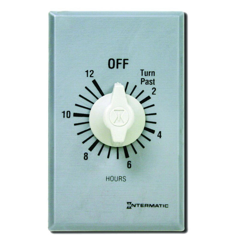 Intermatic - FF312H - Spring Wound Countdown Timer, Commercial, Silver