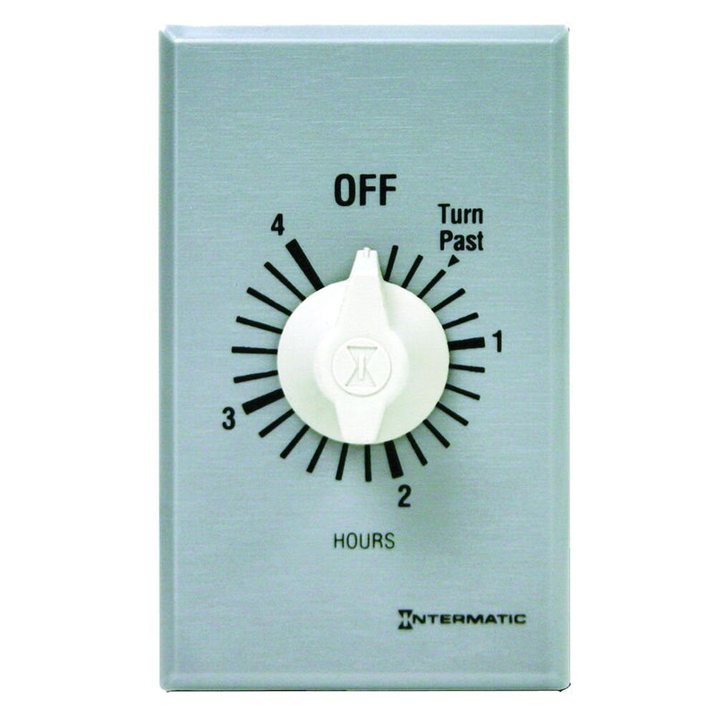 Intermatic - FF4H - Spring Wound Countdown Timer, Commercial, Silver