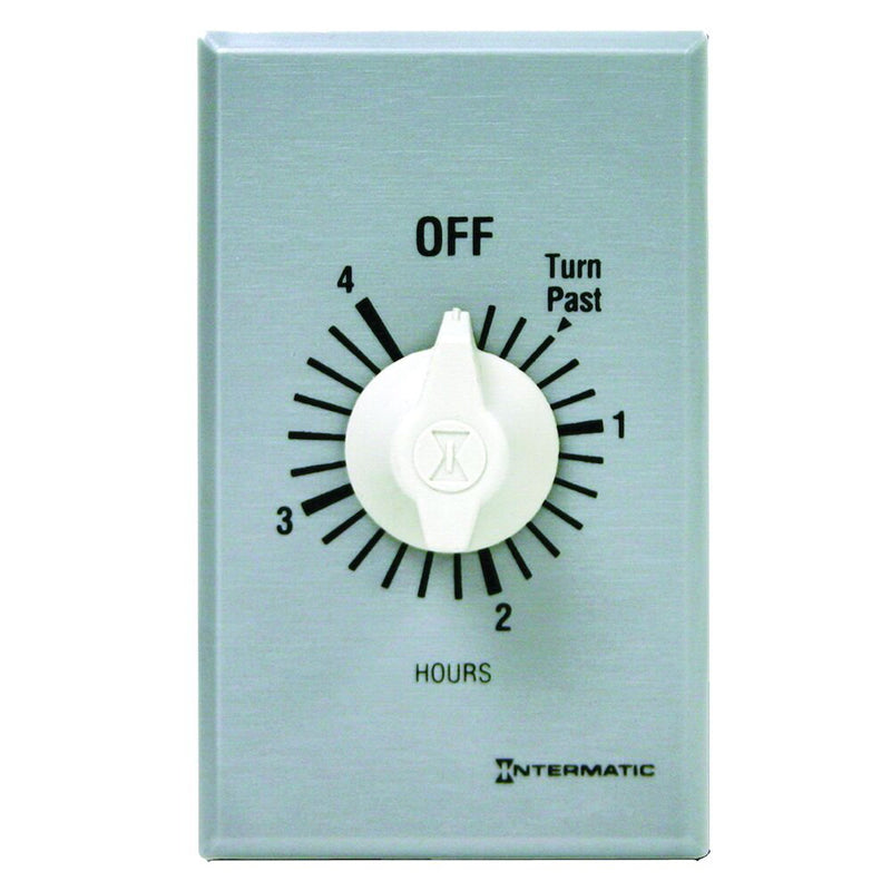 Intermatic FF4H Spring Wound Countdown Timer, Commercial, Silver