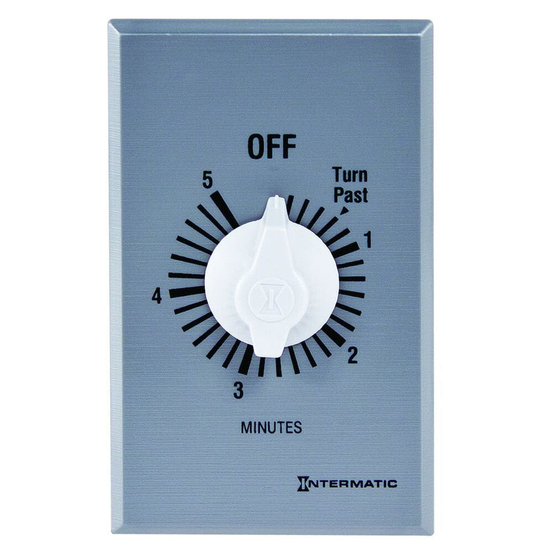 Intermatic - FF5M - Spring Wound Countdown Timer, Commercial, Silver