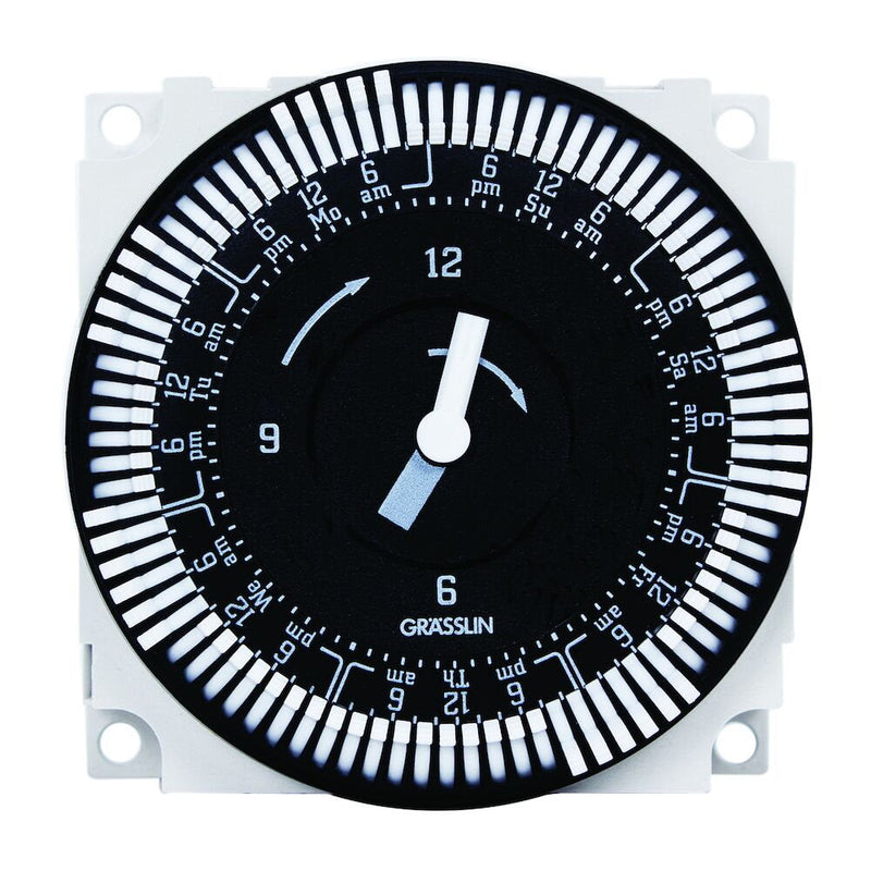 Intermatic FM1SWUZ-120U Módulo temporizador electromecánico de montaje en panel de 7 días y 120 V