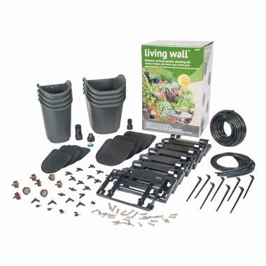 DIG Irrigation GLW08  Living Wall Large Vertical Garden Kit with 8 Pots (4 Small, 4 Large)