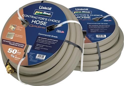 Underhill H58-100PRO-G 5/8" Proline™ Gold Series Hose, 100' Length