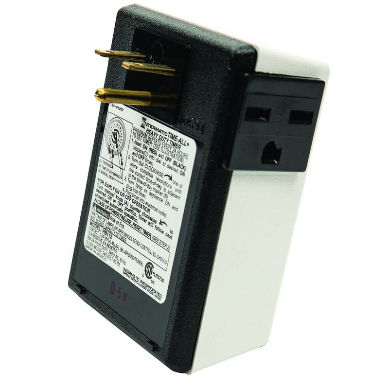 Intermatic HB112 Heavy-Duty Appliance Plug-In Timer