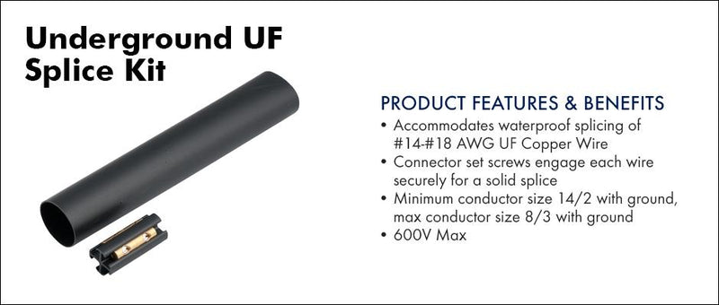 King Innovation HST-1300 Underground UF Splice Kit- 1 per pack