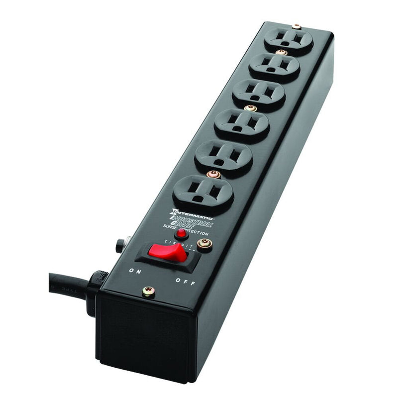 Intermatic IG112663BLK10 Dispositivo de protección contra sobretensiones, tira de punto de uso, negro