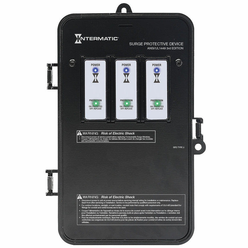 Intermatic IG2240-PK  Surge Protective Device, 6-Mode, 120/240 VAC 1Phase