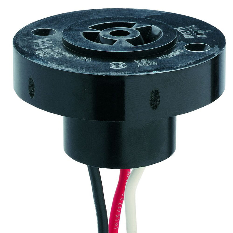 Intermatic K121  Locking Type Receptacle, 3-Pin, C136.10 Compliant, 9" lead