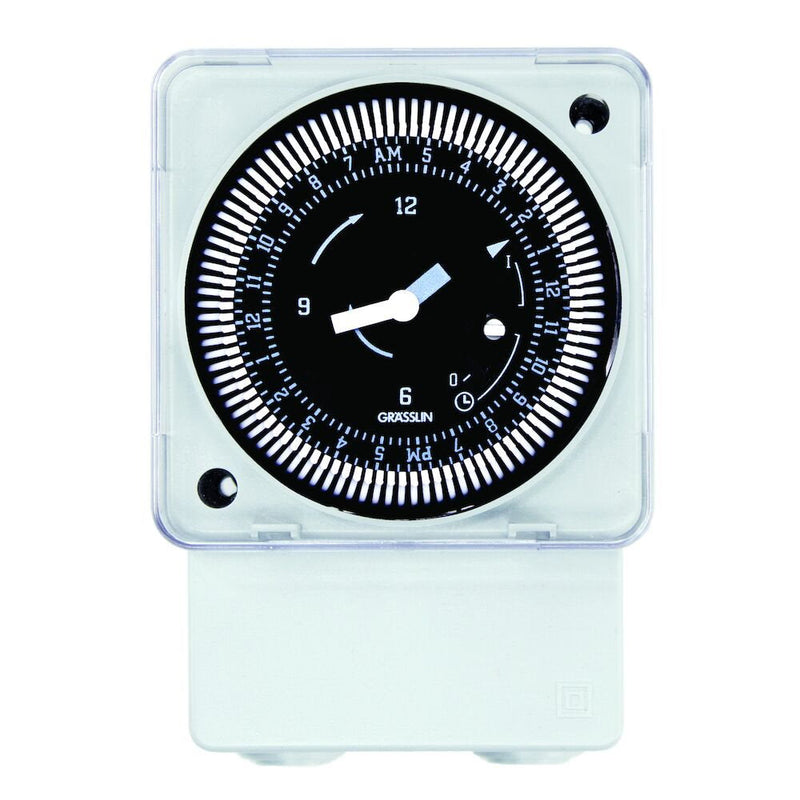 Intermatic - MIL72ASTUZH-24 - 24-Hour 24V Electromechanical Surface/DIN Rail Mount Timer Module