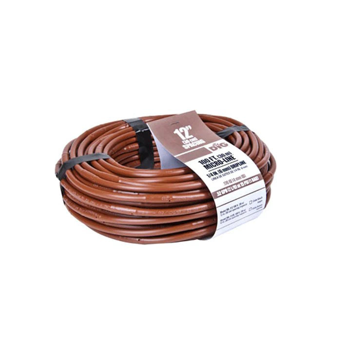 DIG Irrigation ML-1012B Microline Dripline 1000’ Roll, 12”, 0.52 GPH