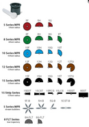 Rain Bird - Boquillas burbujeadoras de 5 pies