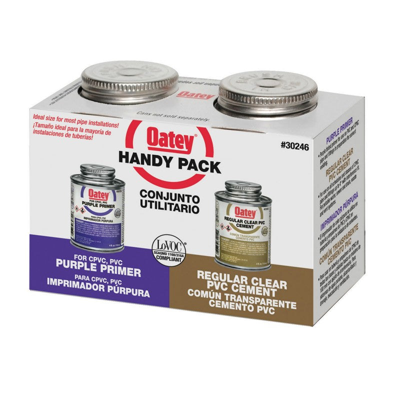 Oatey® All Purpose Cement and Purple Primer Handy Pack