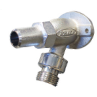 Prier P-254D CC Loose Key Hose Thread Anti-Siphon VB Wall Hydrant; 1/2" MPT x 1/2" SWT  **Lead Free** - P-254DCC