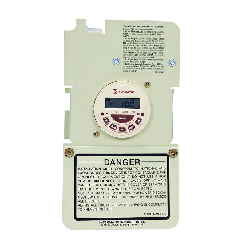 Intermatic - P7103ME - 7-Day Electronic Time Switch Mechanism - Mechanism Only