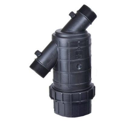 DIG Irrigation P75-080DL 1 1/2 in. MNPT with Stainless Steel Screen & Flush Cap, Disc Filter, 80 Mesh