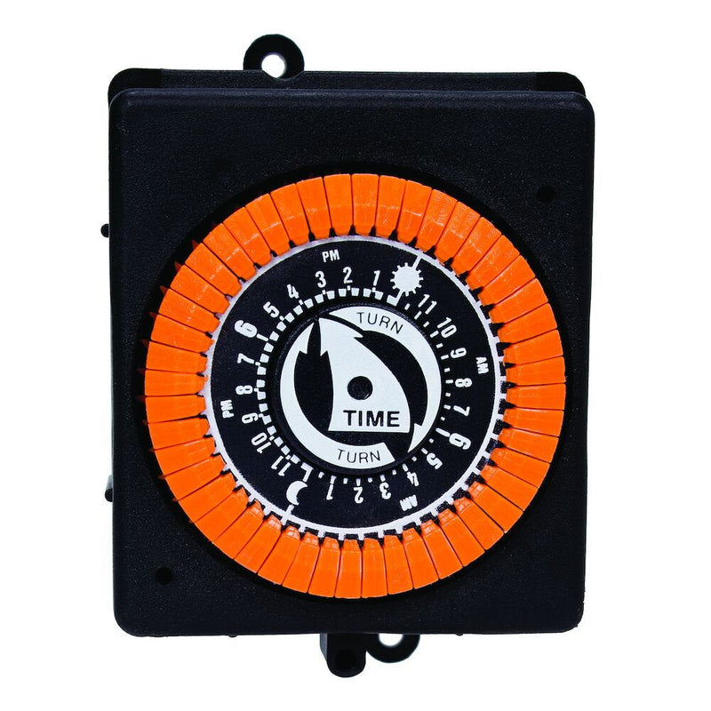 Intermatic - PB913N - 24-Hour 120V Mechanical Panel Mount Timer, 48 Trippers